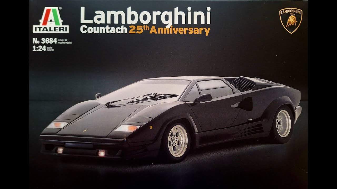 Lamborghini Countach Italeri 1/24 Full Video