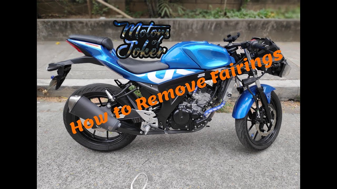 How To Remove Fairings on GSX-R150 | Tagalog 🇵🇭