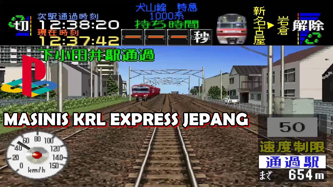 Densha de Go | Shin-Nagoya - Shin-Unuma | PS1 Gameplay