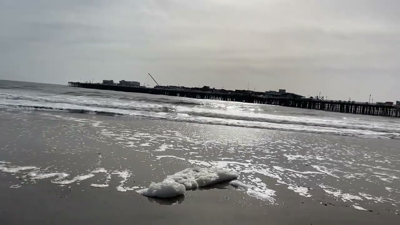 Santa Cruz....Main and Cowell beaches after the storm.