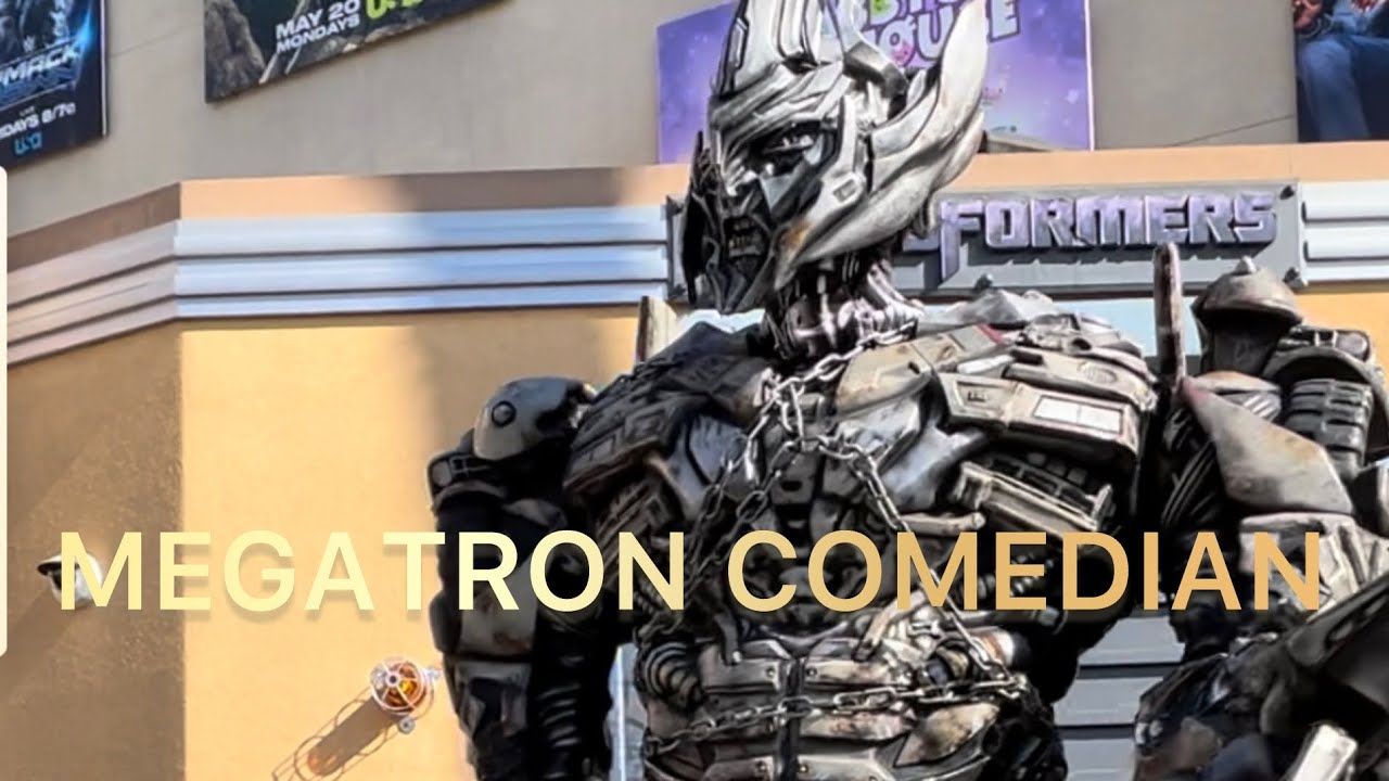 Megatron Comedian 😂 Transformers Universal Studios Hollywood California United States 🇺🇸