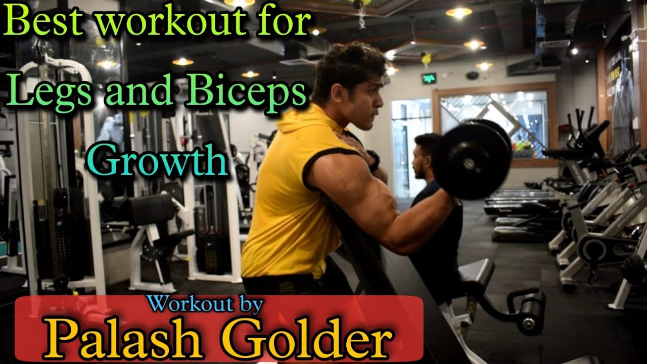 Best workout for Legs and Biceps Growth Workout by Palash Golder.... #fitness #bodybuilding #gym
