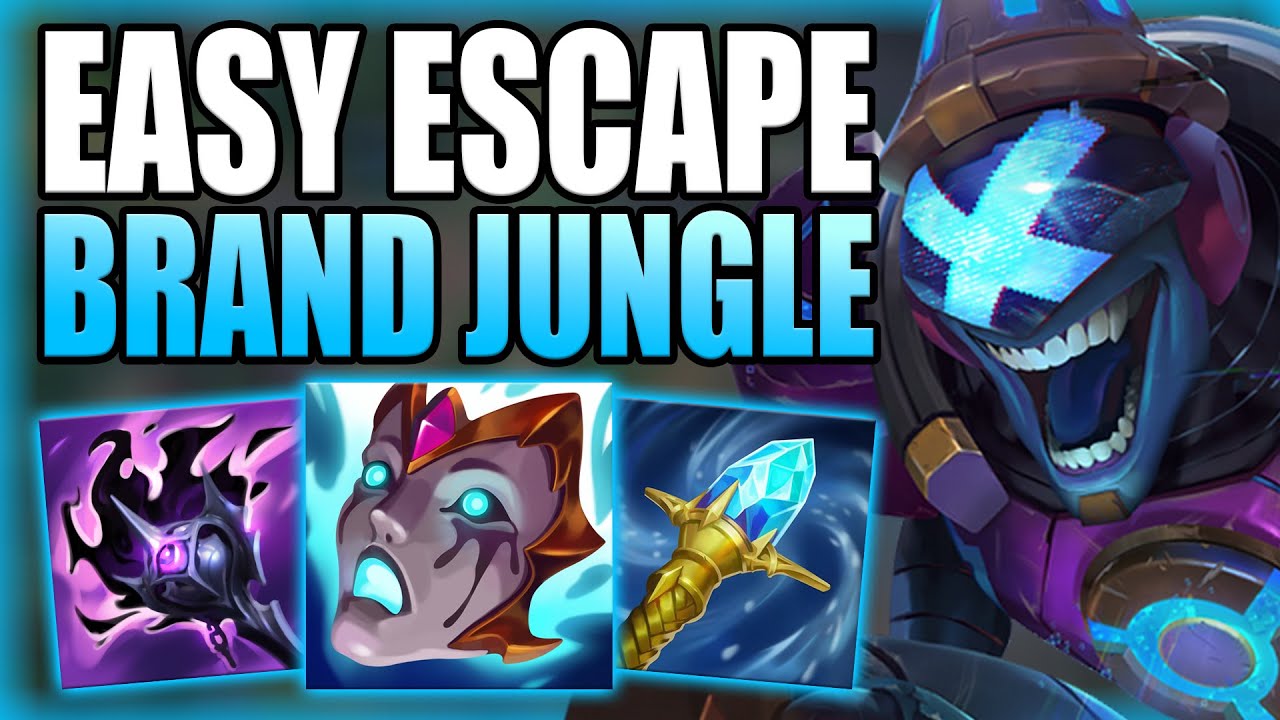 HOW TO USE BRAND JUNGLE TO EASILY ESCAPE LOW ELO VERY QUICKLY! - Gameplay Guide League of Legends