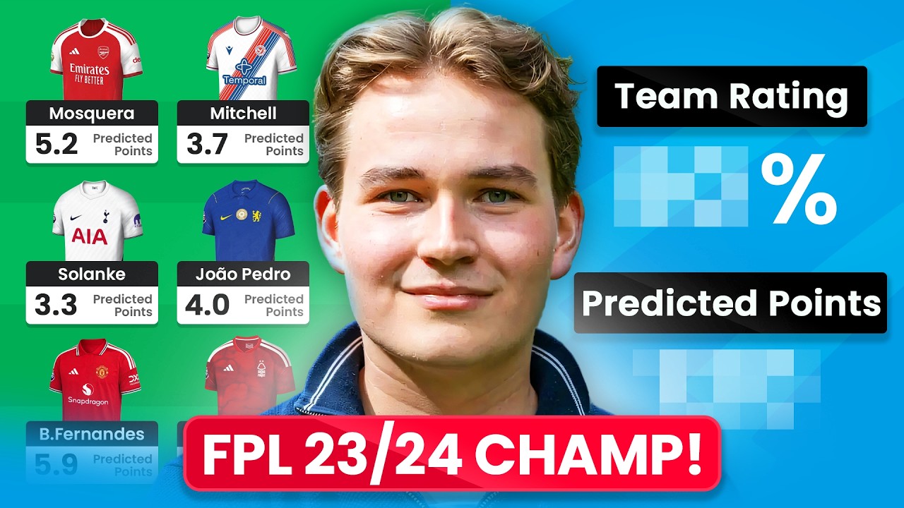 Состав победителя FPL! 🏆 | Драфт чемпиона FPL 2023/2024 | Fantasy Premier League 2026/27