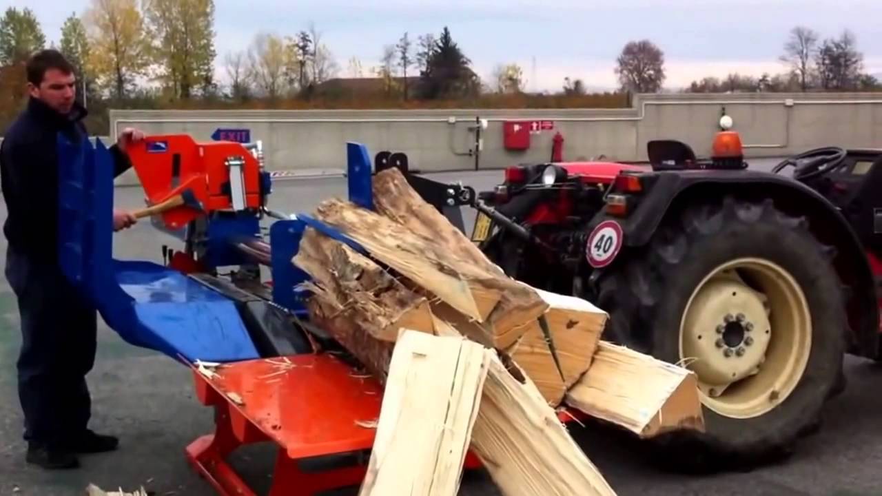 Balfor Pro 35 vízszintes rönkhasító 35 tonna hasítóerővel
