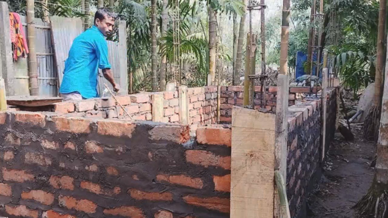 রাজমিস্ত্রী কাজের ভিডিও/rajmistri kajer video/toilet bathroom kaj#রাজমিস্ত্রি #construction #গ্রামের