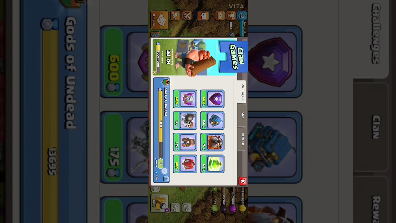 Destroying a Th7 with 37 skeleton barrels coc