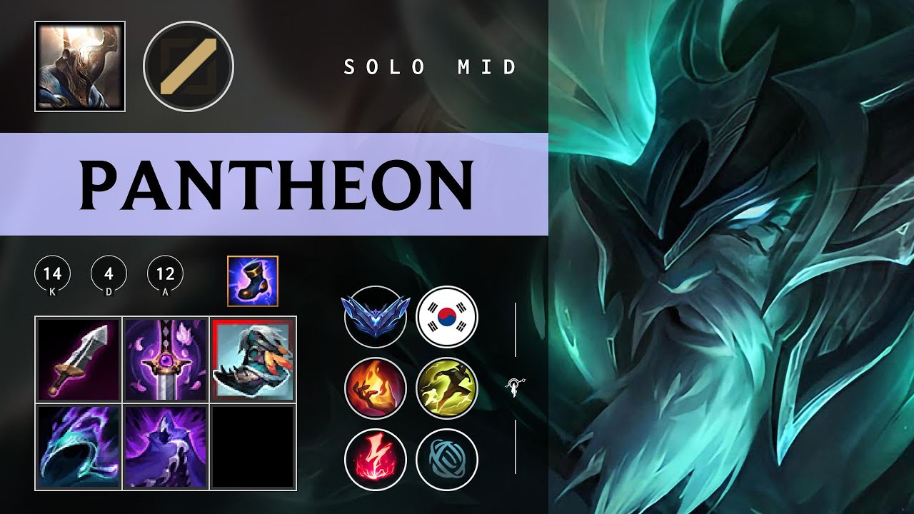 Pantheon Mid vs Yasuo - KR Diamond Patch 26.02