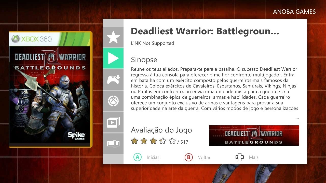 15 Minutos Jogando: Deadliest Warrior: Battlegrounds (Xbox 360) Full HD - 1080