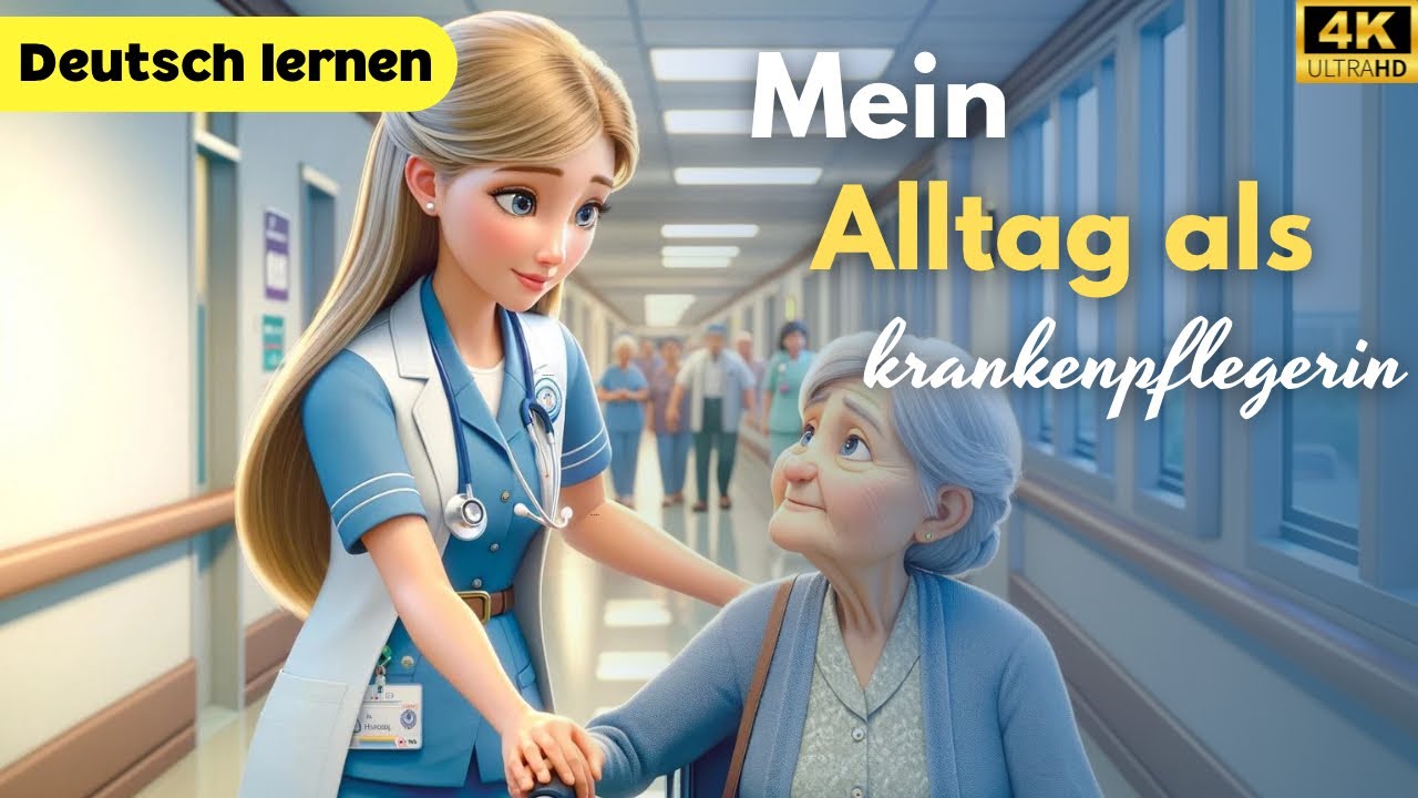 Mein Alltag als Krankenpflegerin | Deutsch Lernen | Hören & Sprechen | Geschichte & Wortschatz