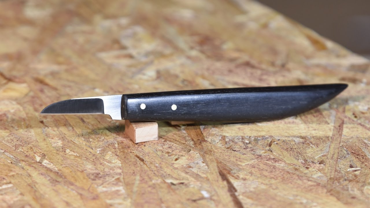 Making an Ebony Wood Carving Knife