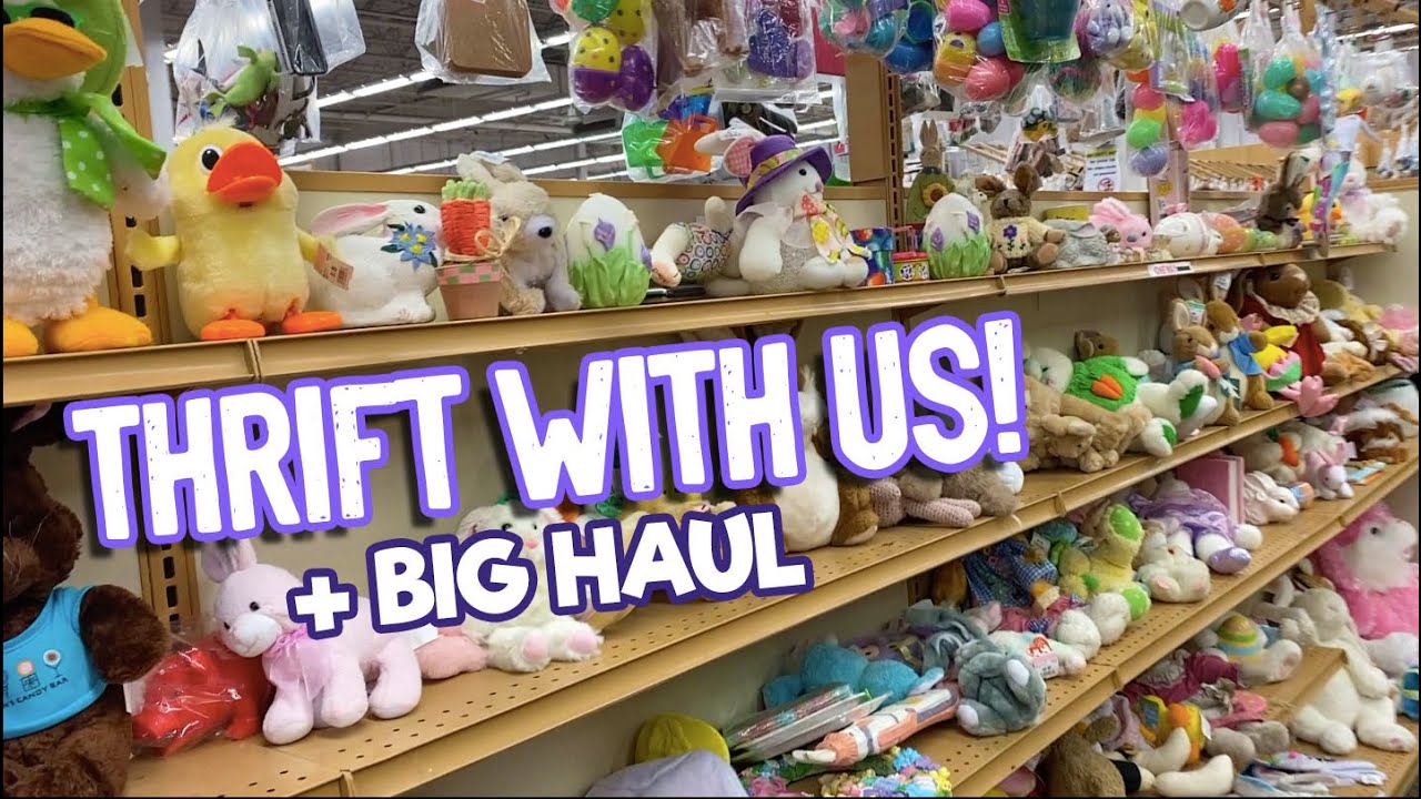BIG THRIFT WITH US! Vintage Easter, Christmas, Mid-Century Finds, And HAUL!
