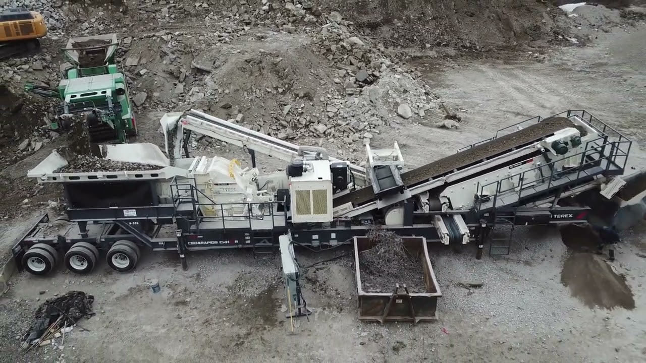 Cedarapids CRH1111R crushing Concrete