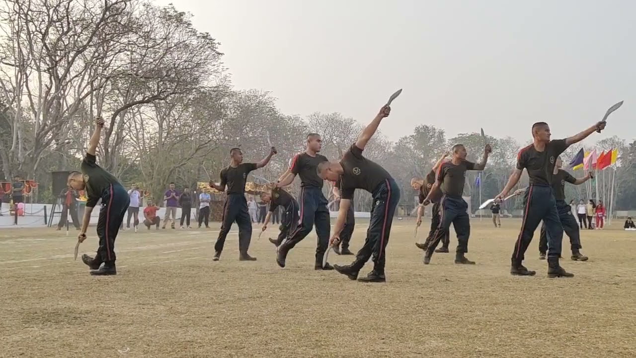 EFR KI KHUKURI DRILL....