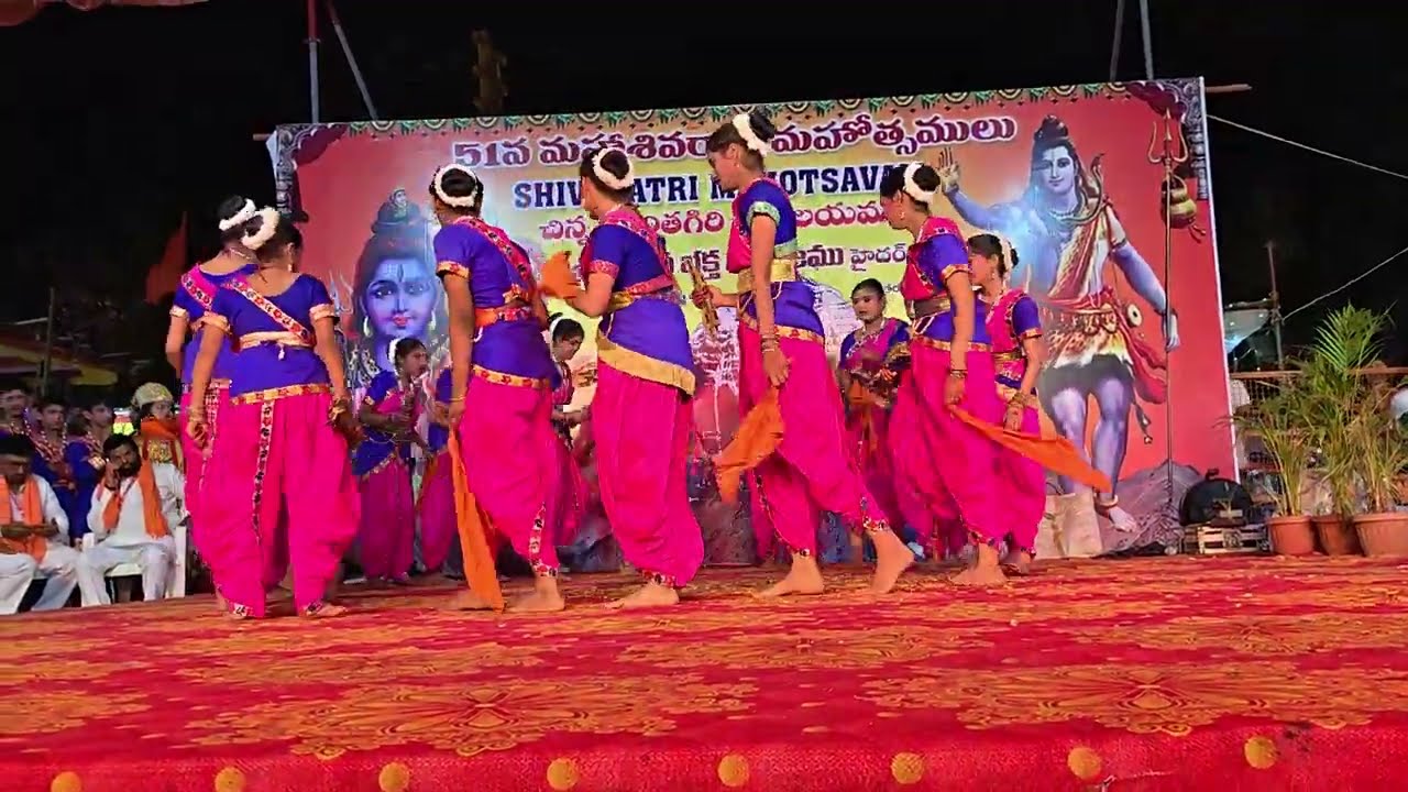Vignaraya Dance performance by 7th&8th girls on Shivaratri 2026 #uhsatp 