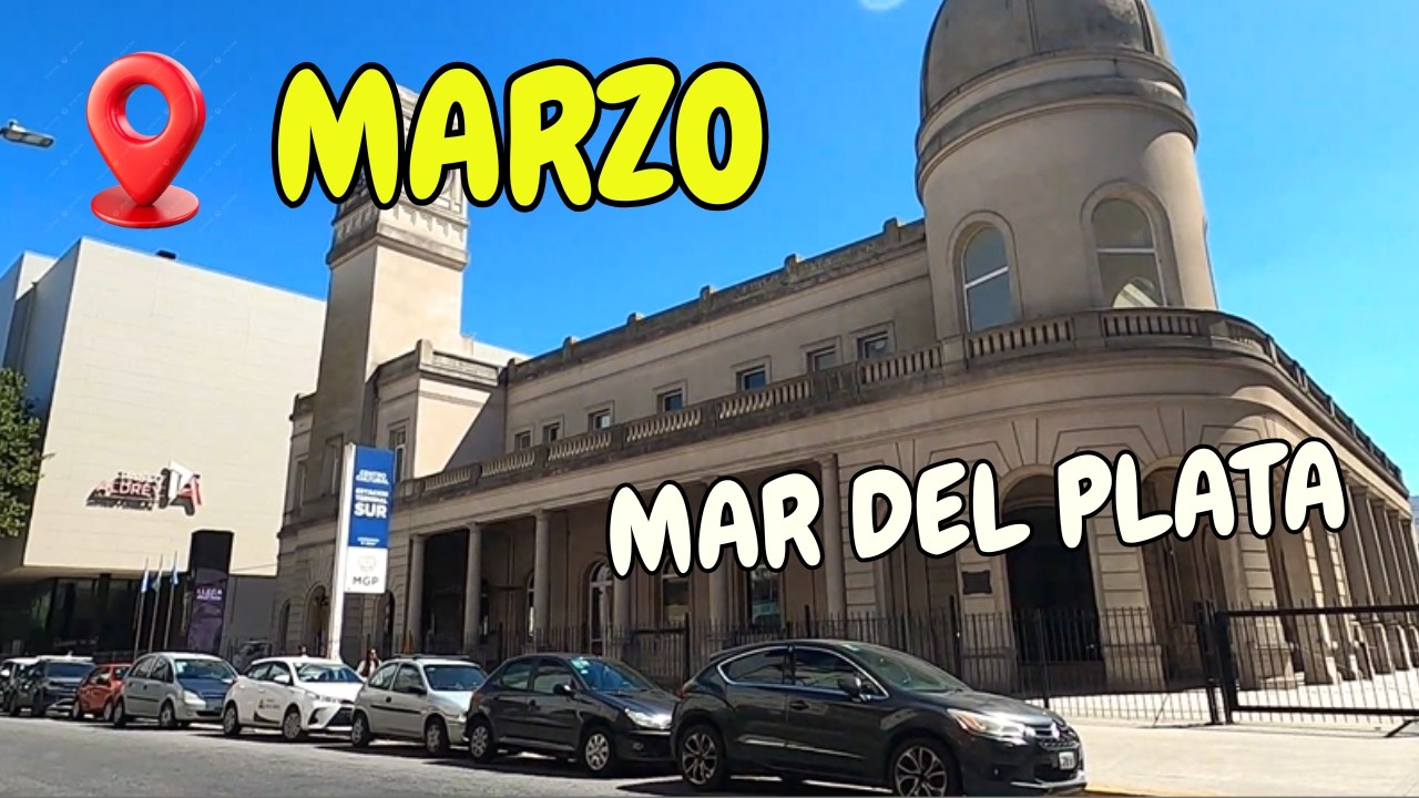 por la zona Macrocentro de Mar del Plata -