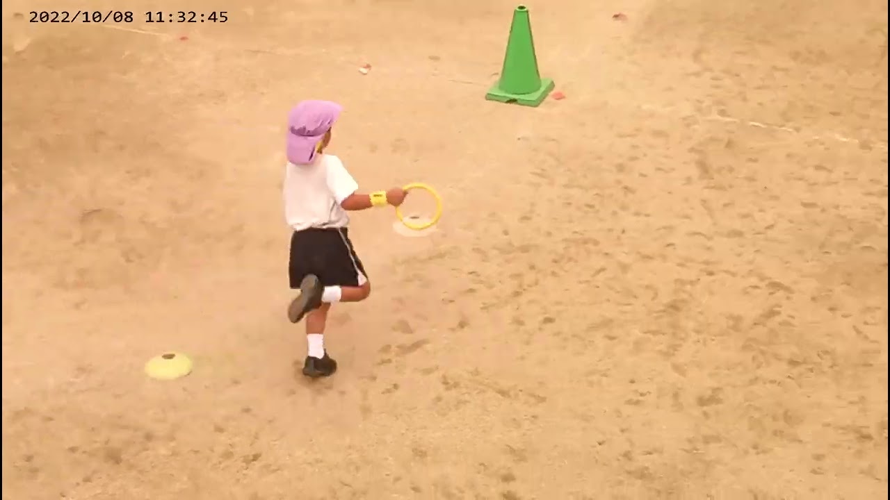 R4滝尾幼稚園　運動会　全員リレー