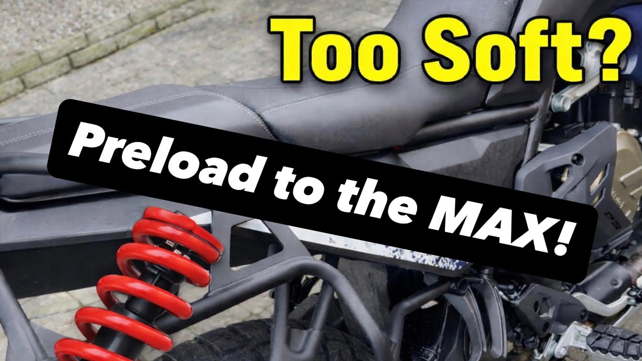 Voge 800 Rally - The Rear is just too soft! The Least scientific suspension video you will ever see!