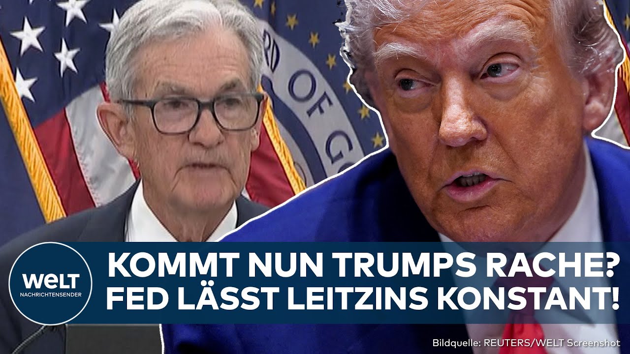 USA: Rache von Trump an Powell? Fed lässt Leitzins unverändert!