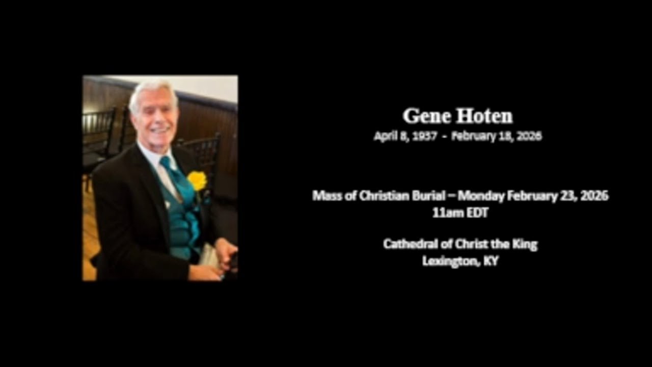 Mass of Christian Burial - Gene Hoten