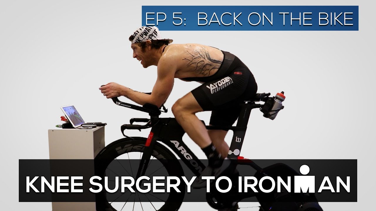 Knee Surgery to Ironman | EP: 5 Back on the Bike Less Than 24 Hours After Surgery