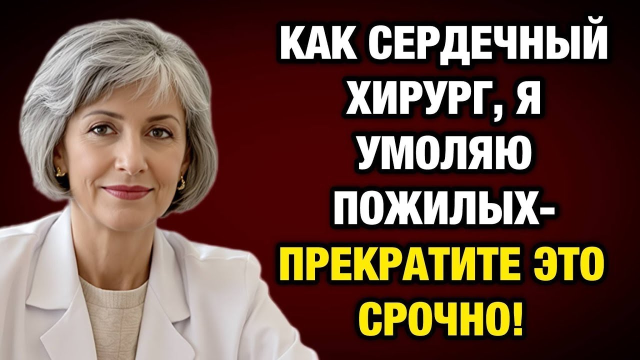 Как СЕРДЕЧНЫЙ хирург, я УМОЛЯЮ прекратить ЭТУ 1 привычку!