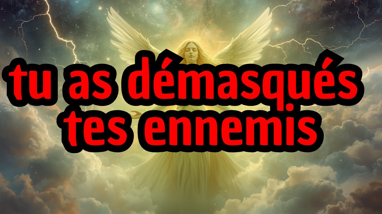 elu ,tu as démasqués tes ennemis