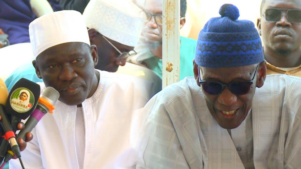 Causerie de Serigne Lamine Niang devant Serigne Babacar Sy Abdou Ziarra Sopey imam Diabel
