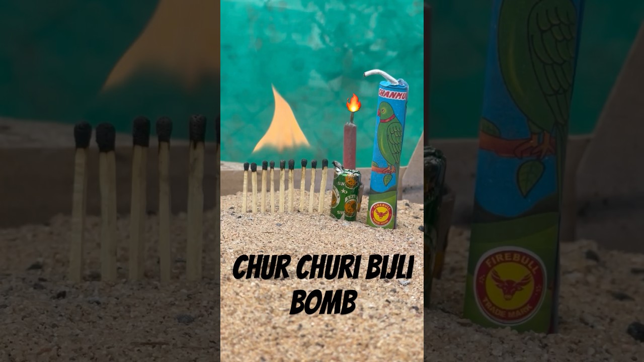 Chur Churi Bijli Bomb | Fireworks | Diwali Crackers Testing | #shorts #experiment #crackers