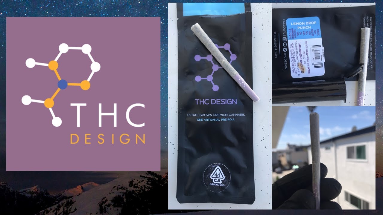 THC DESIGN PRE-roll Lemon Drop Punch - Качественный Готовый Косяк