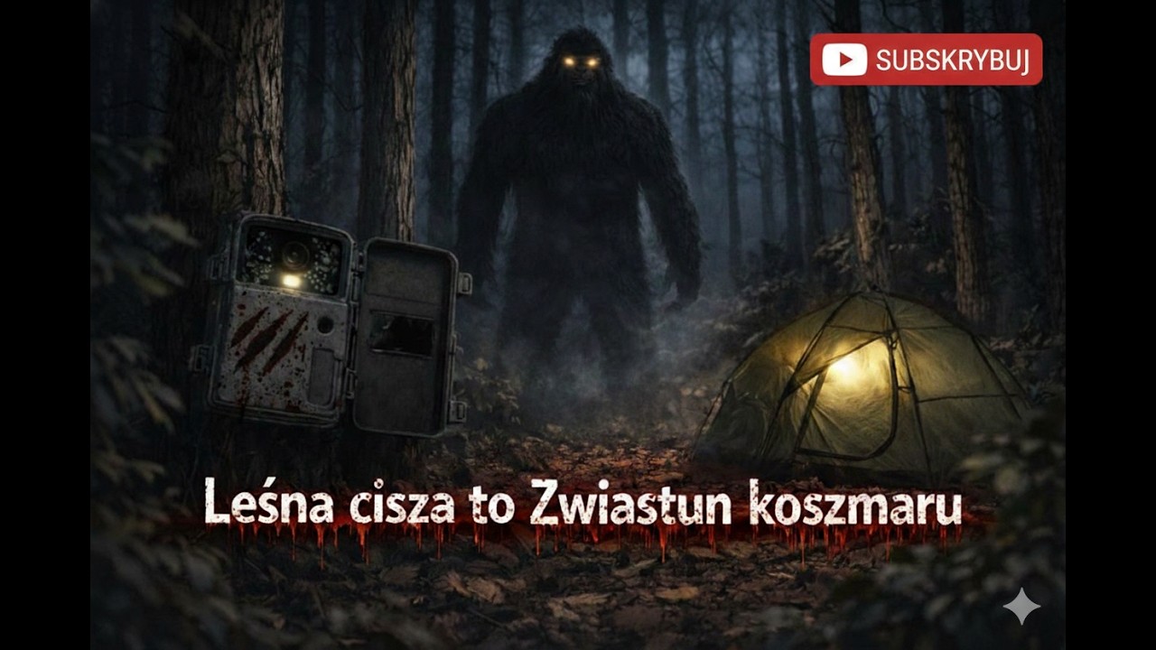 Wielka Stopa Co nagrała ta Fotopułapka bigfoot sasquatch