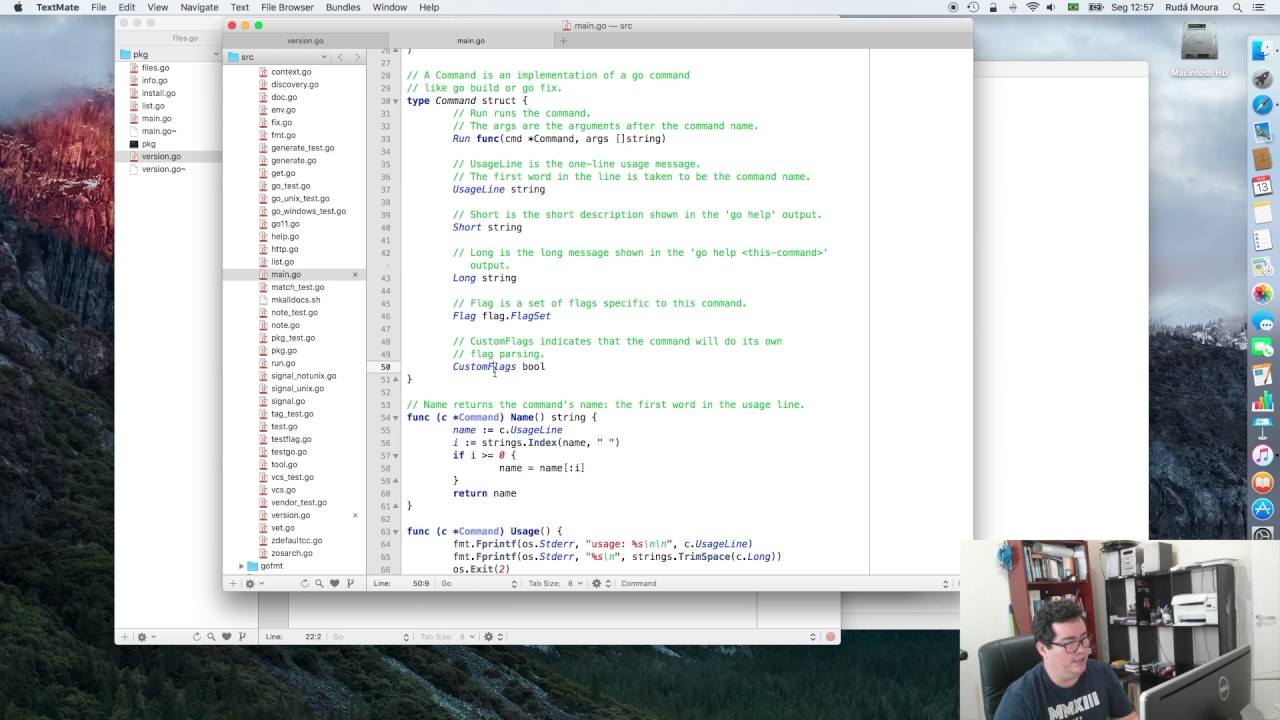 Meu primeiro projeto em Go