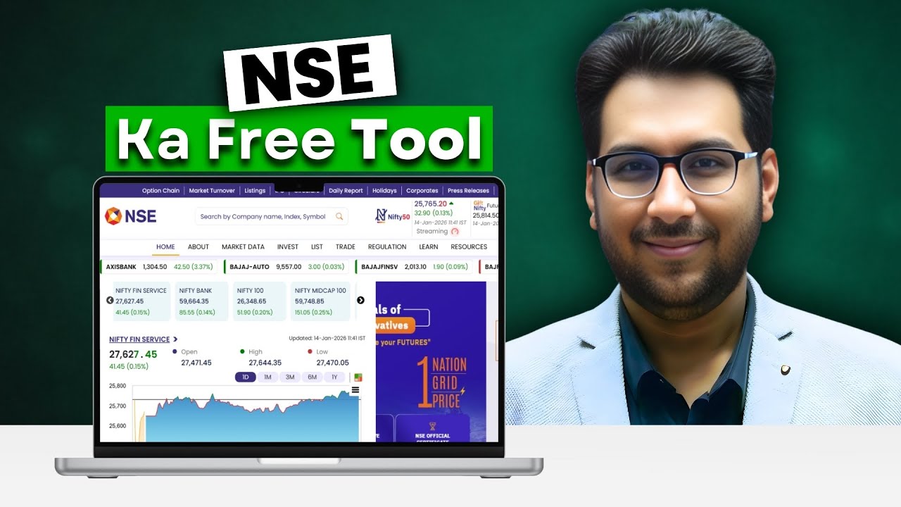 NSE Ki Website Se Aaj Ka Best Sector Kaise Dhunde? | Intraday & Swing Strategy