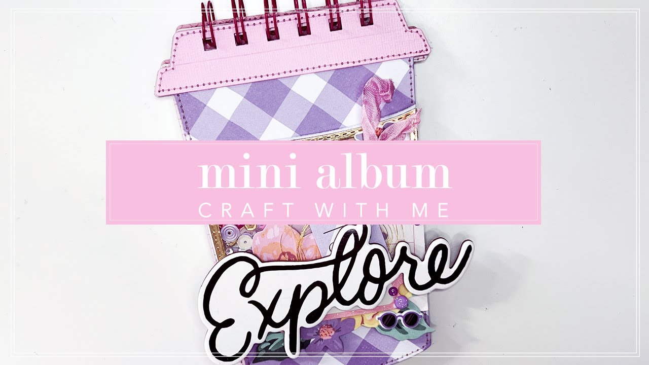 Create a shaped mini album with me using dies from #scrapdivadesigns @ScrapDiva29  💖✨