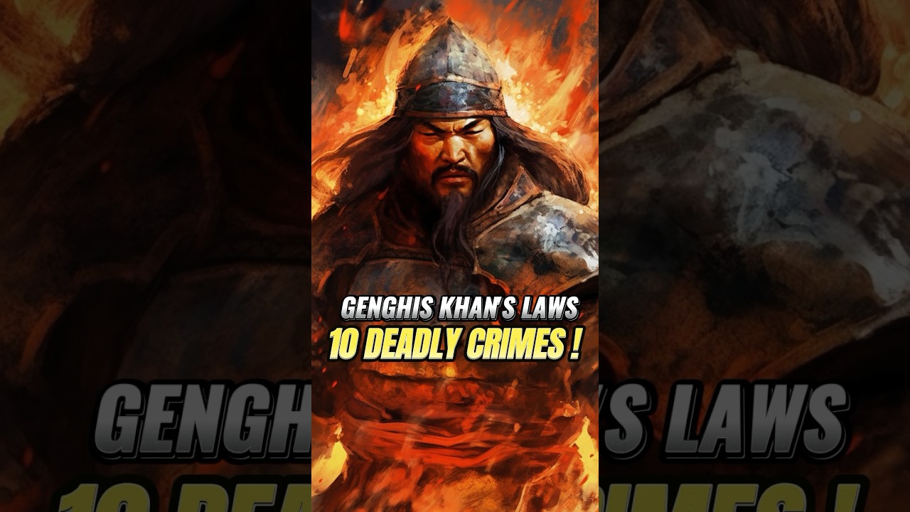 Genghis Khan&rsquo;s Laws: 10 Interesting Deadly Crimes! #shorts