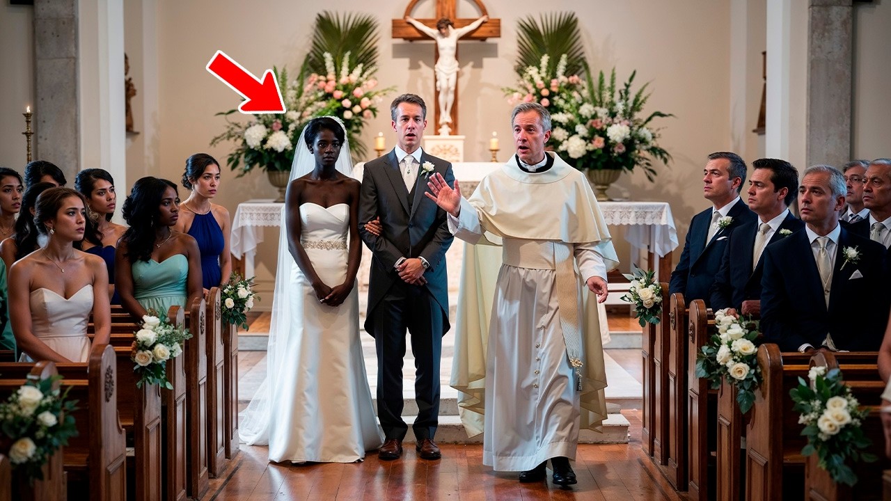 The Priest Stops the Wedding After Noticing Something Strange About the Bride—Then Comes the Shock