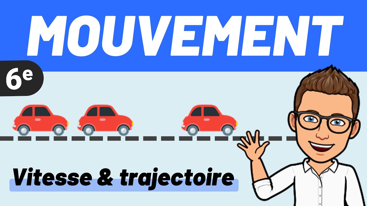 MOUVEMENT ✅ Vitesse et trajectoire | Physique - Chimie | 6e | Sciences