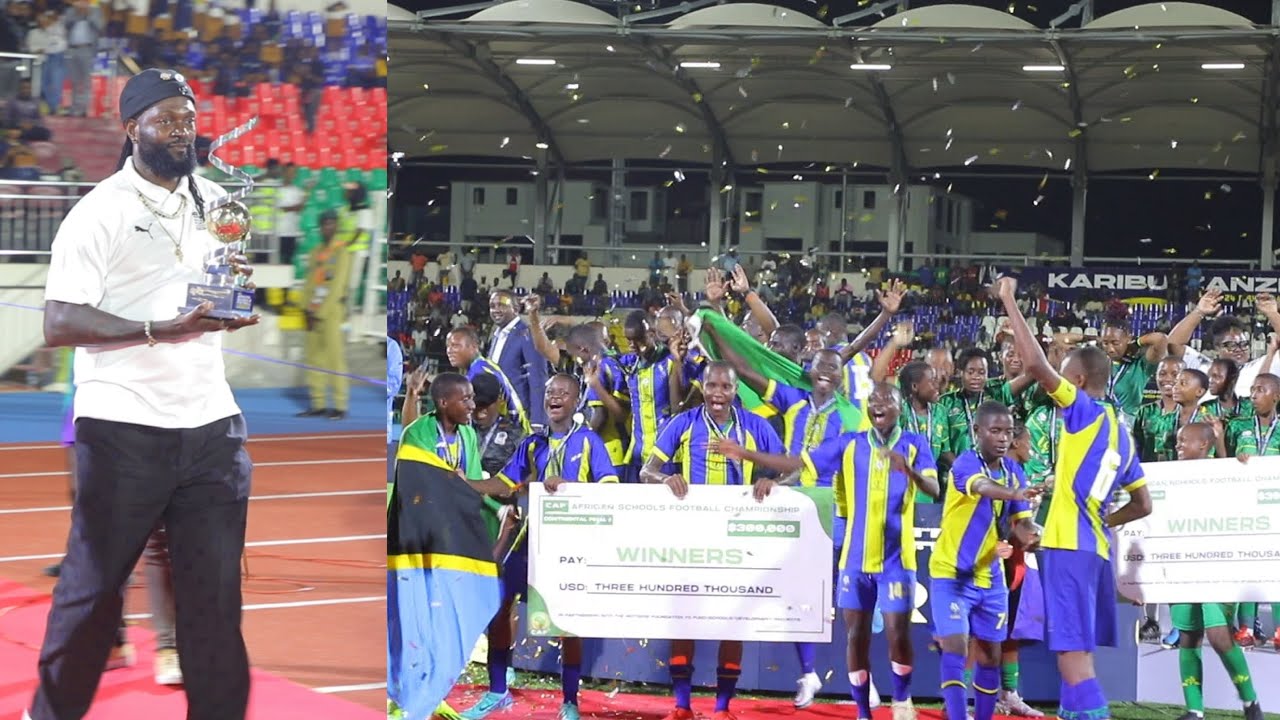 MOTSEPE, ADEBAYOR, HERSI & KARIA WASHUHUDIA TANZANIA IKITWAA UBINGWA WA AFRICAN SCHOOL FOOTBALL 2024