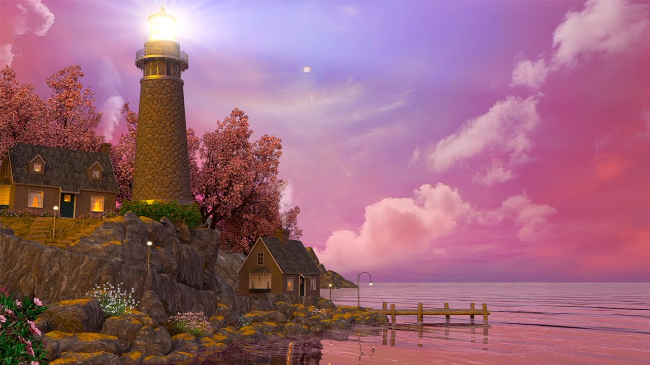 Lighthouse by the Sea Ambience: Lapping Waves, Nature & Bird Sounds for Peace, Rest and Relaxation