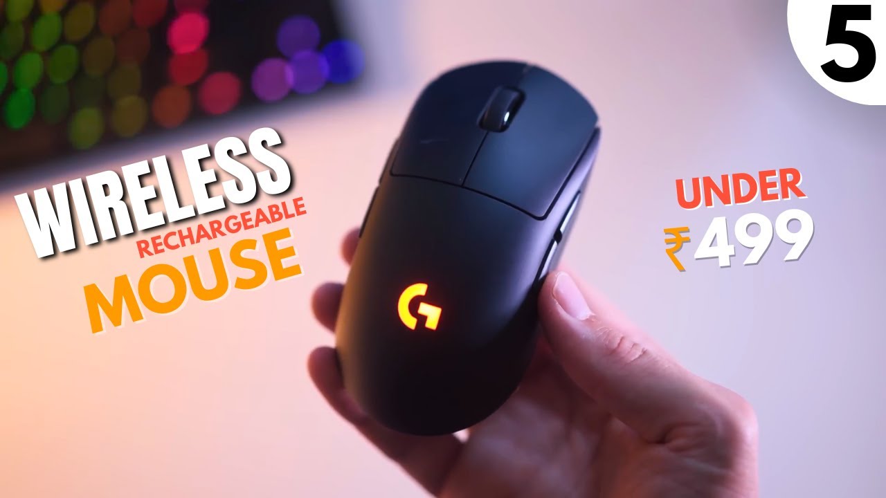 Top 5 Best Wireless Mouse Under 500 | Wireless Rechargeable Mouse Under 500 in India 2024
