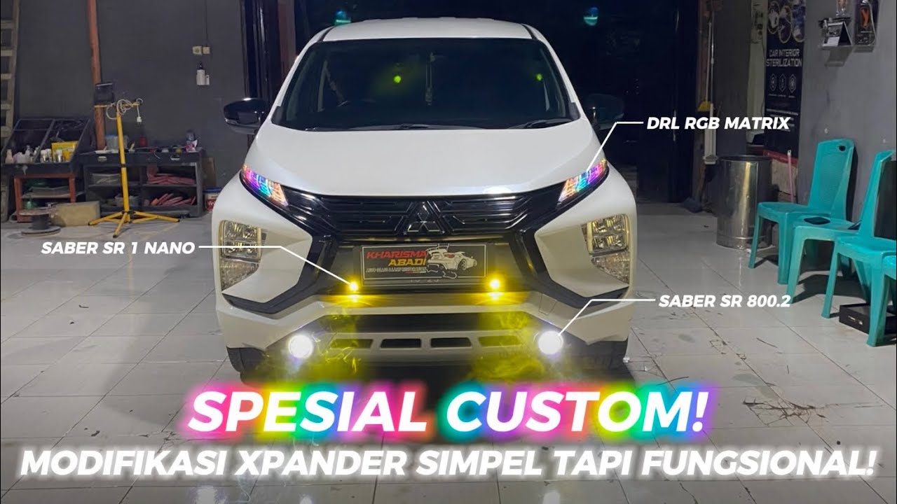 Mitsubishi Xpander Spesial Custom! | Upgrade DRL Matrix, Foglamp Projie