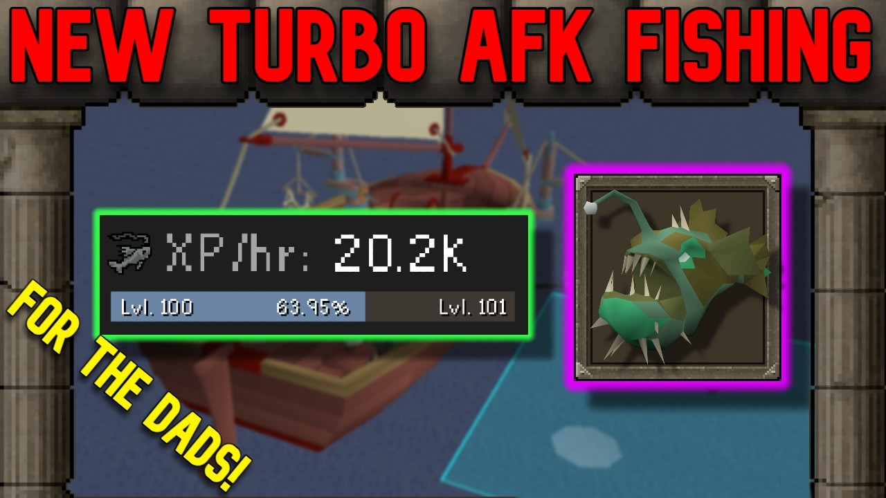 NEW FISHING META - AFK ANGLERS - OSRS
