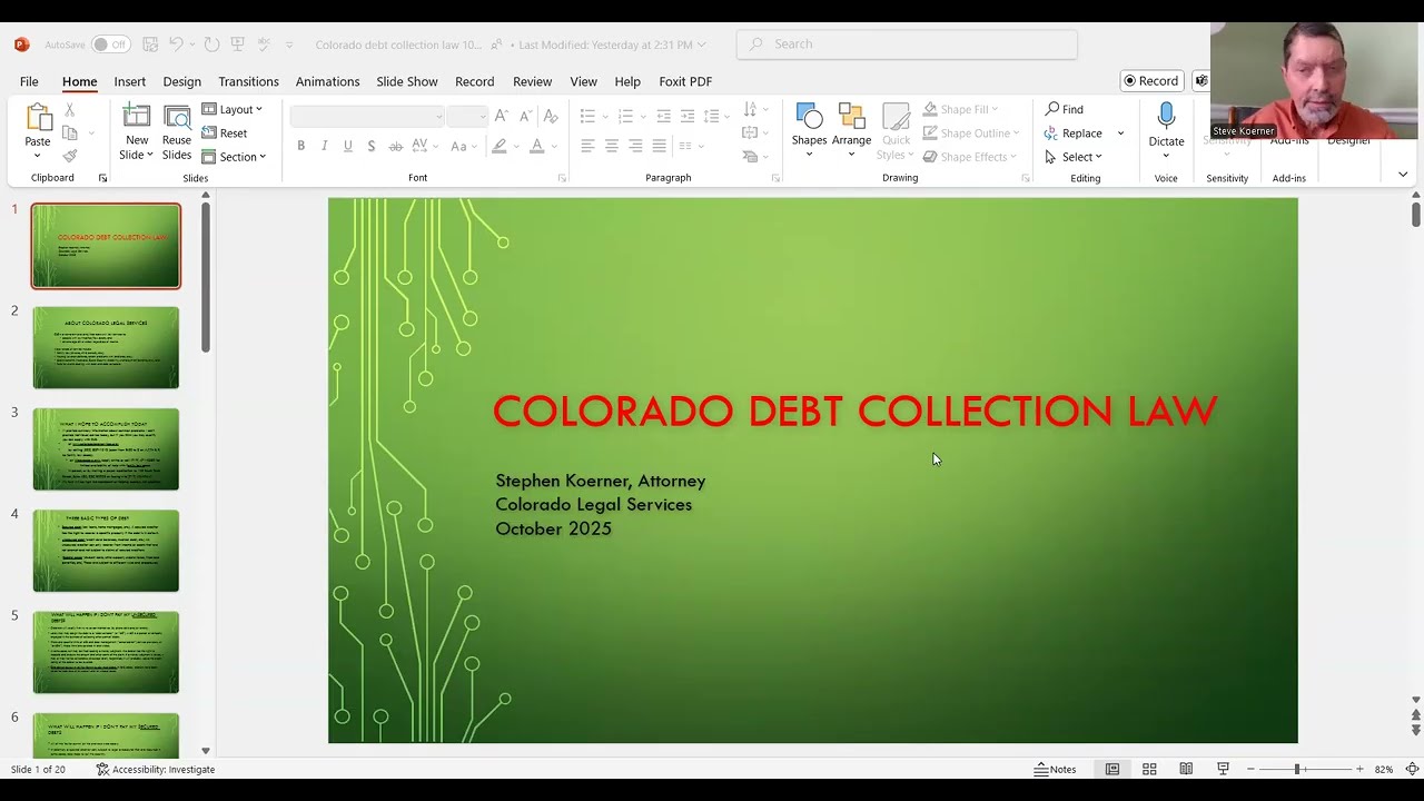 Colorado Debt Collection Law
