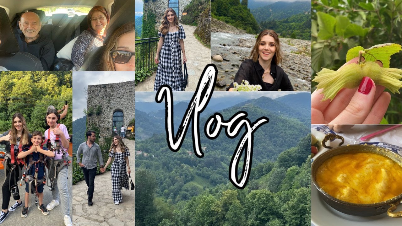 RİZE YOLCULUĞU🚙O KADAR YOLU BOŞUNA GELDİK😢|ZİLKALE, PALOVİT ŞELALESİ GEZİMİZ| ZİPLİNE’a BİNDİM