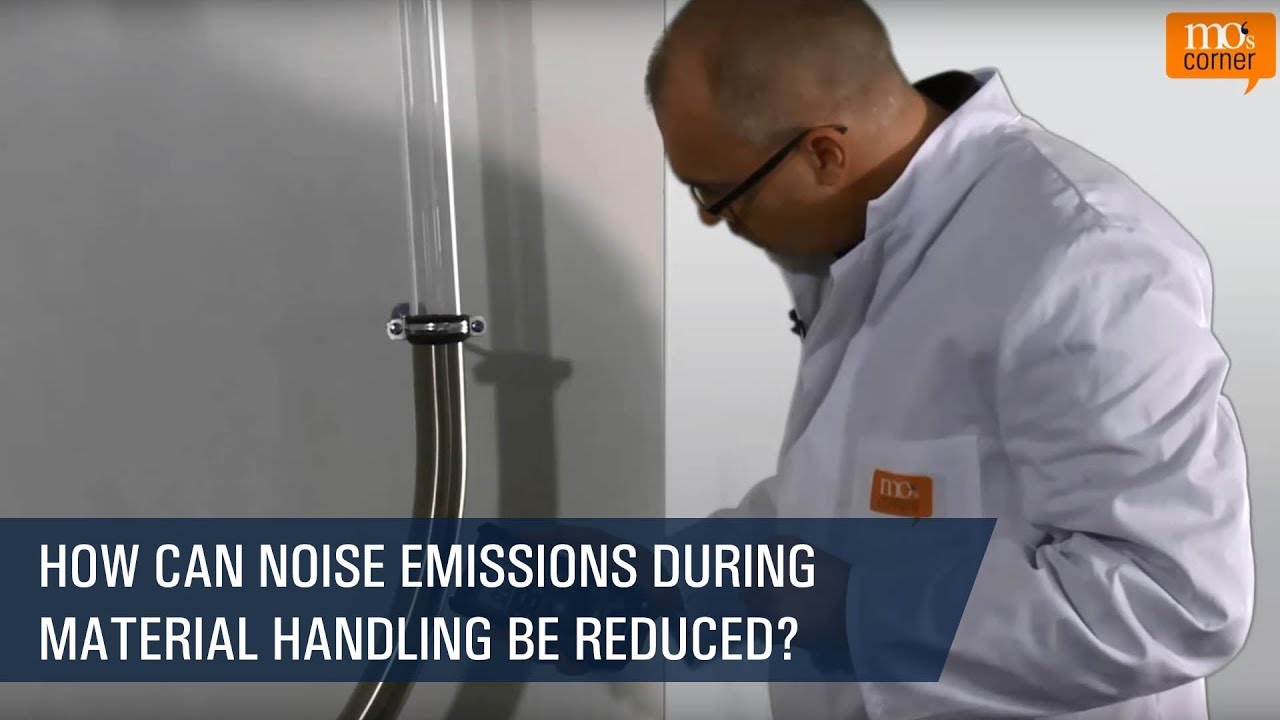 How can noise emissions during material handling be reduced? | mo's corner tv – episode 1