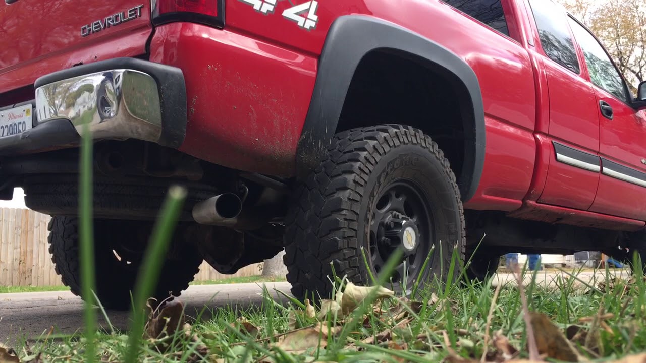 2004 Silverado 2500hd 6.0 w/ muffler delete cold start