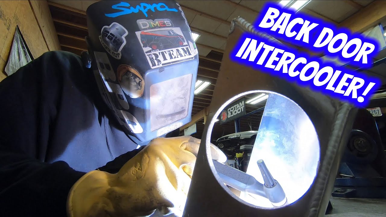 Building the Supra's New Back Door Intercooler!