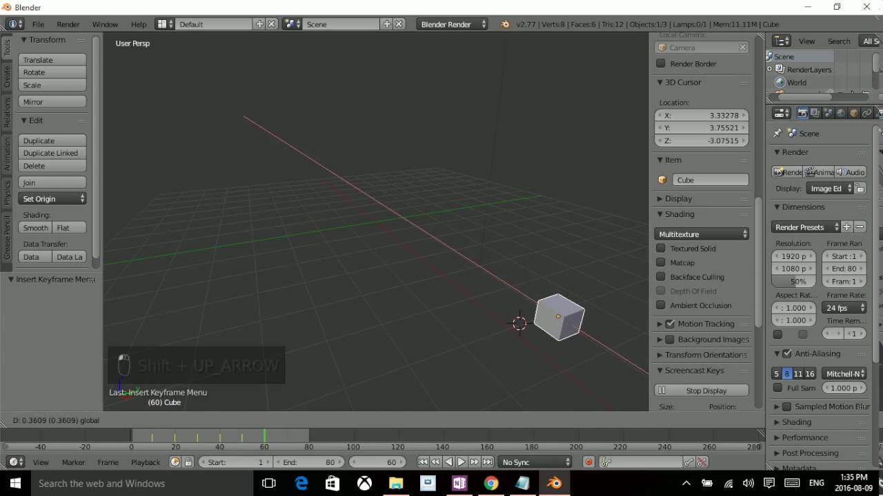 Blender Motion Trail Tutorial