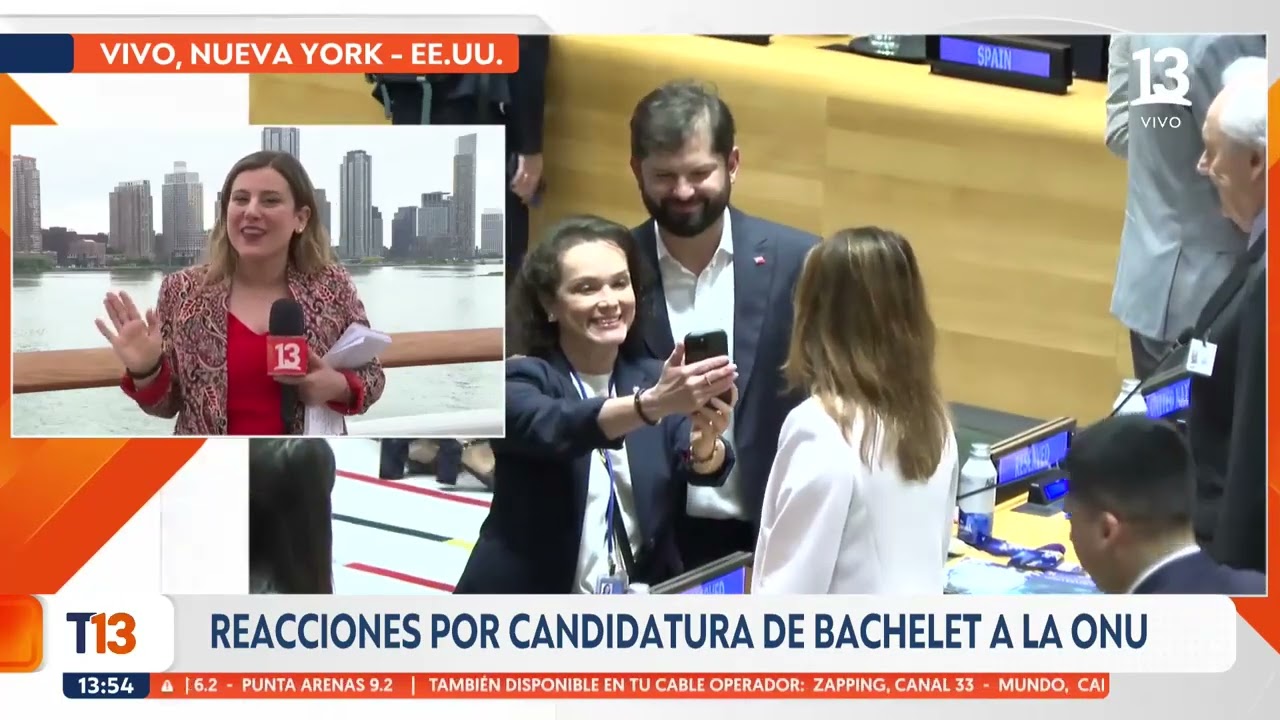 Reacciones por candidatura de Bachelet en la ONU