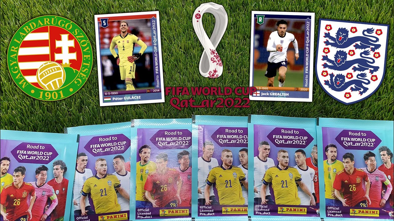 Panini Road to World Cup Qatar 2022 Matric&aacute;s Meccs | Magyarorsz&aacute;g - Anglia